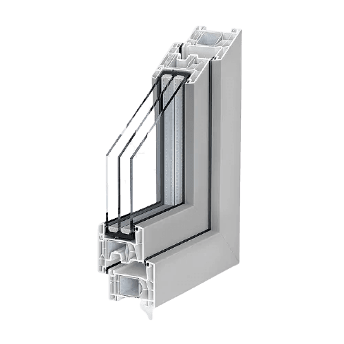Châssis PVC Kömmerling 76AD